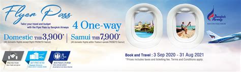 bangkok airways booking flyer pass